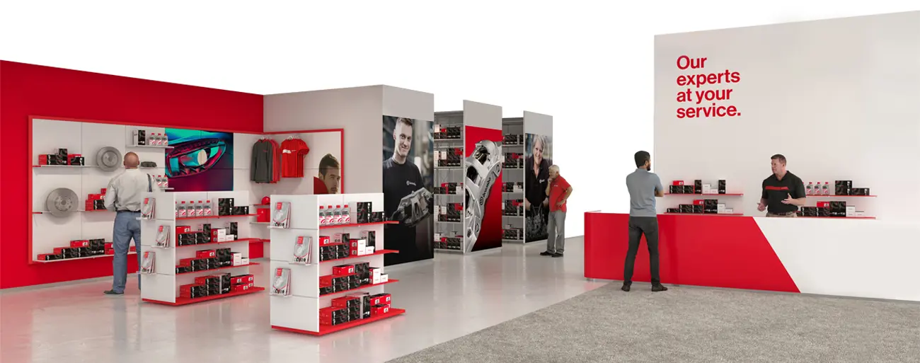 رسم توضيحي لخبير قطع غيار معتمد من خلال Brembo Expert