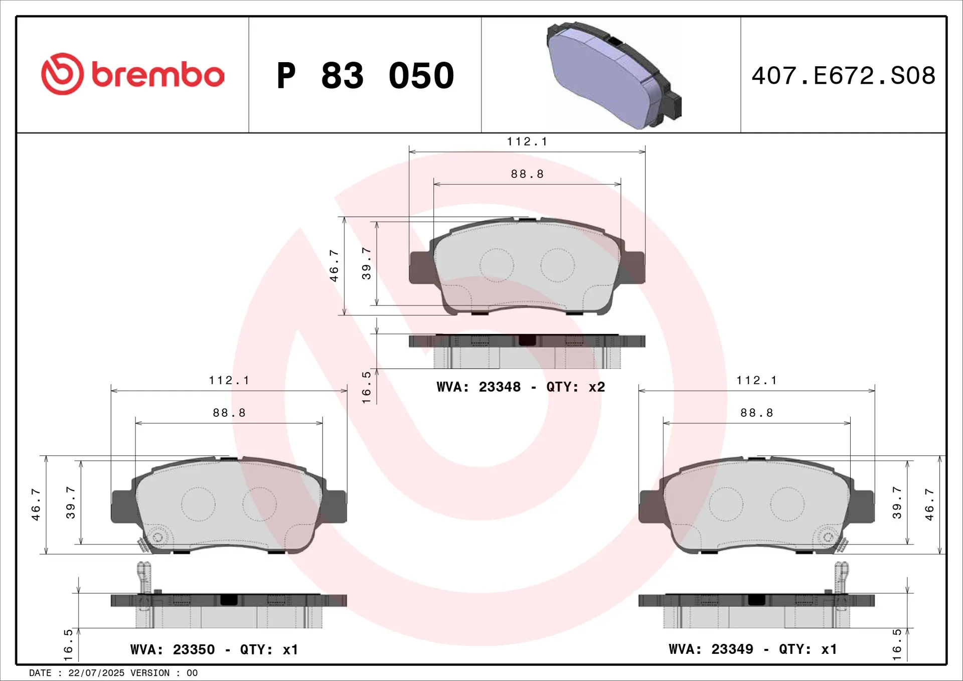 P 83 050