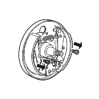 قم بفك زنبركات الدعم