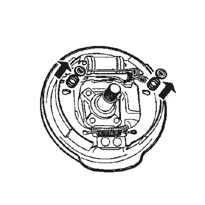 قم بفك زنبركات الدعم