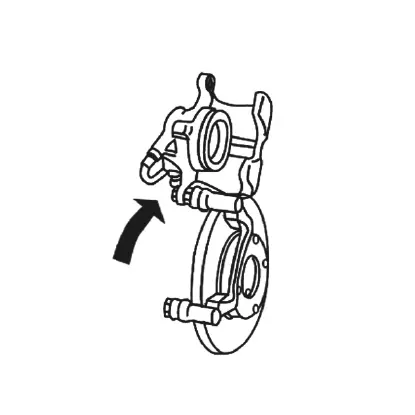 أزل الكاليبر من على قاعدته