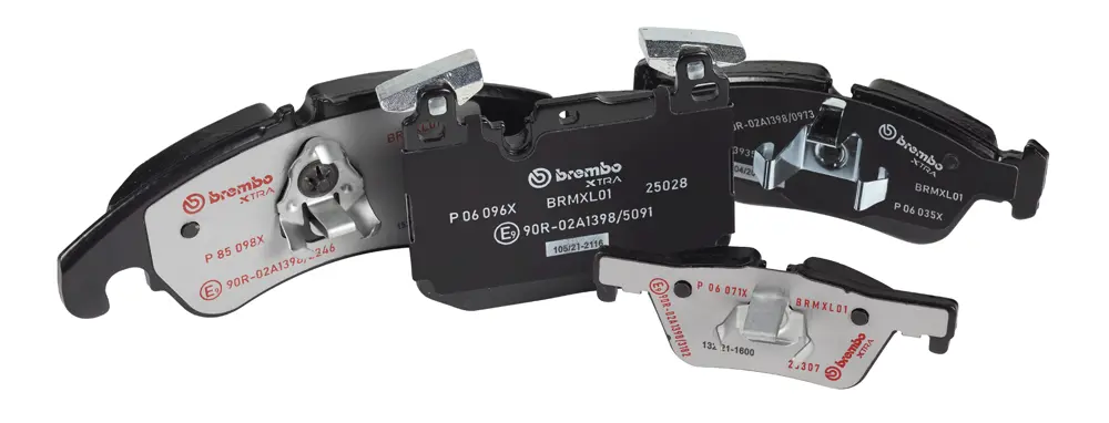 Restyling of Brembo Xtra brake pad range unveiled