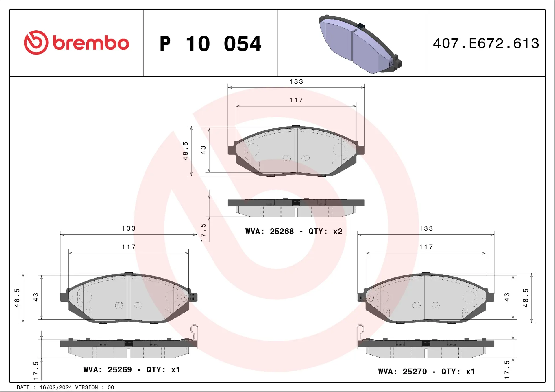 P 10 054