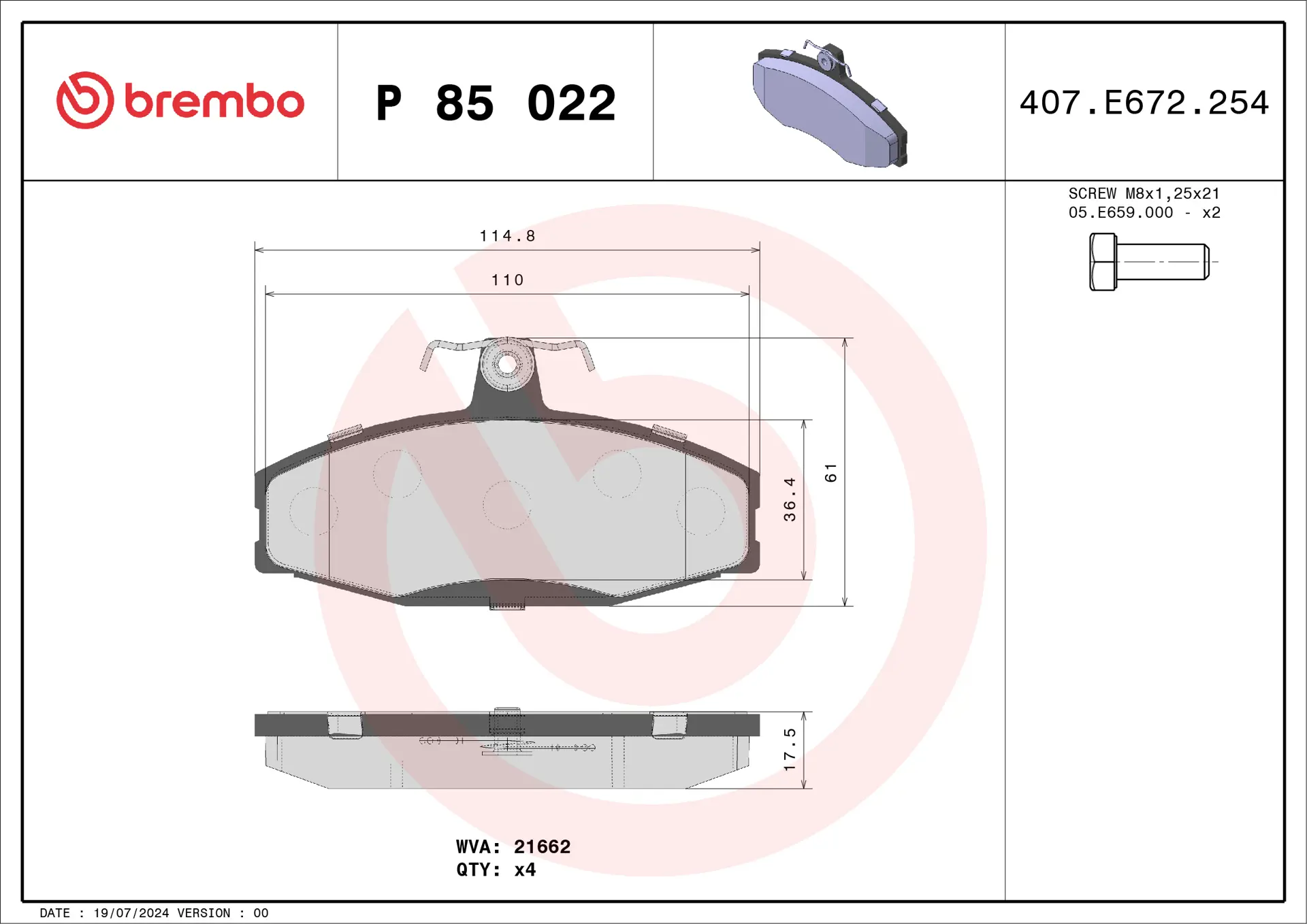 P 85 022