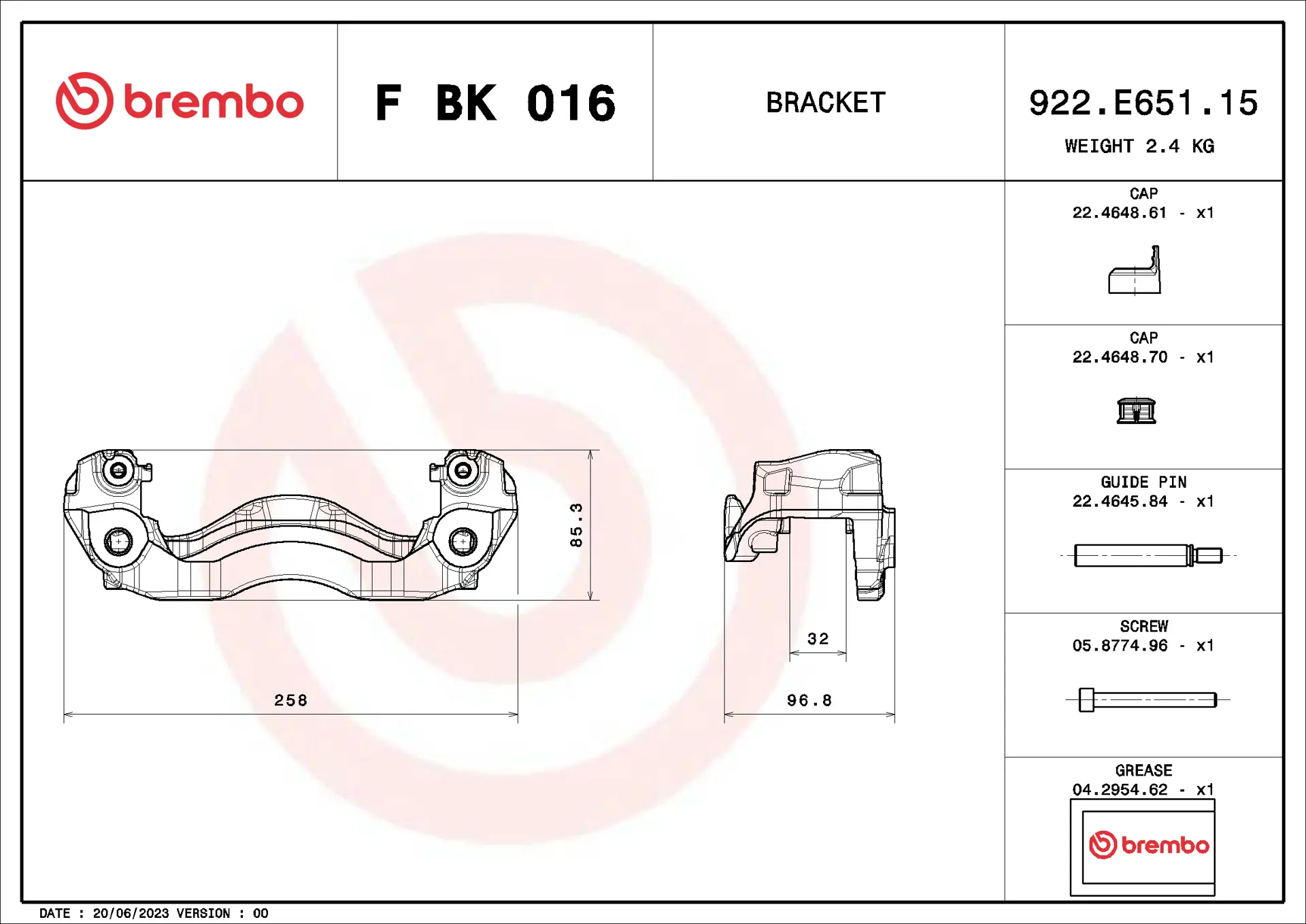 F BK 016