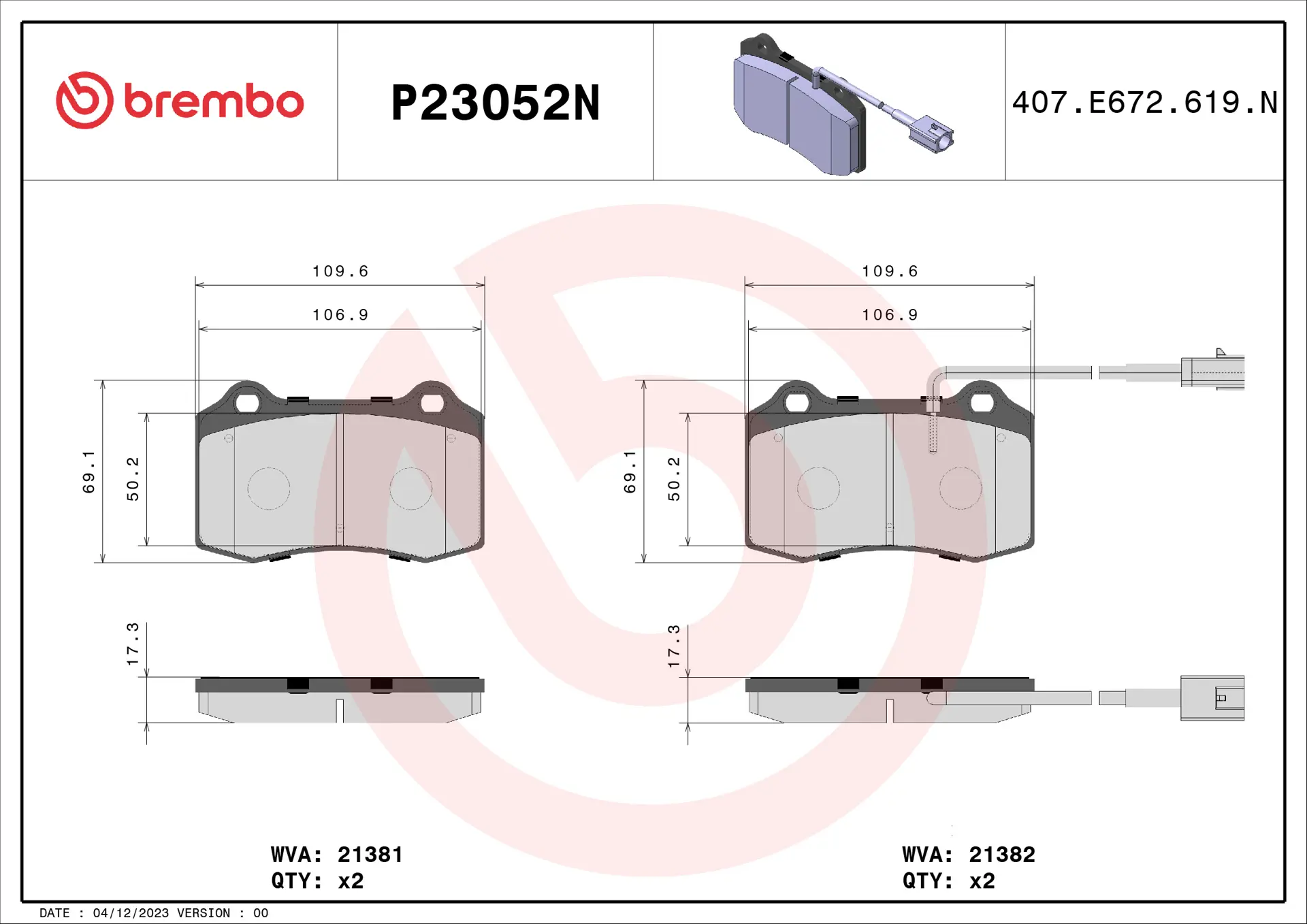 P23052N