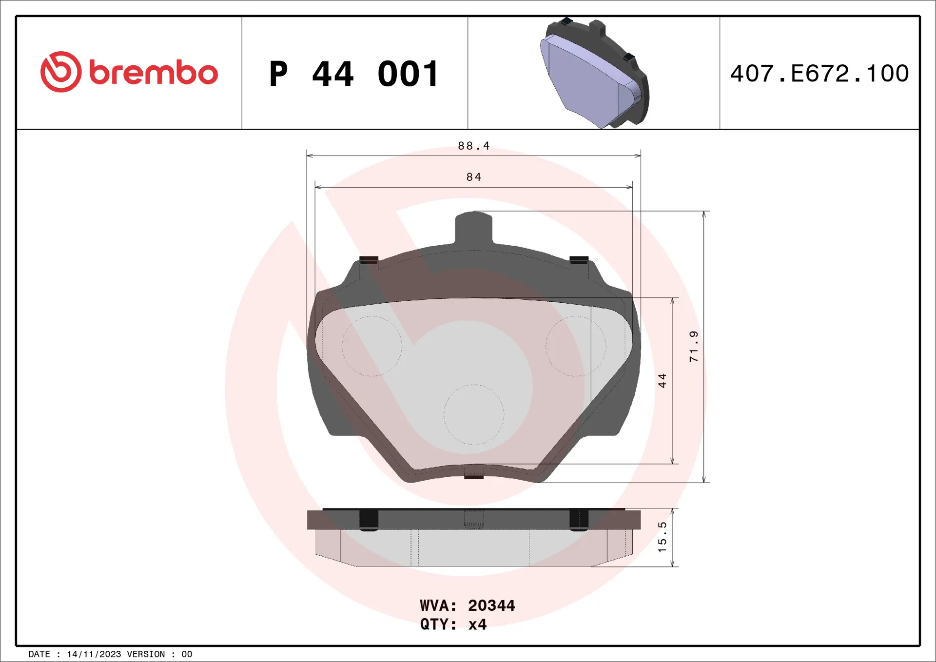 P 44 001
