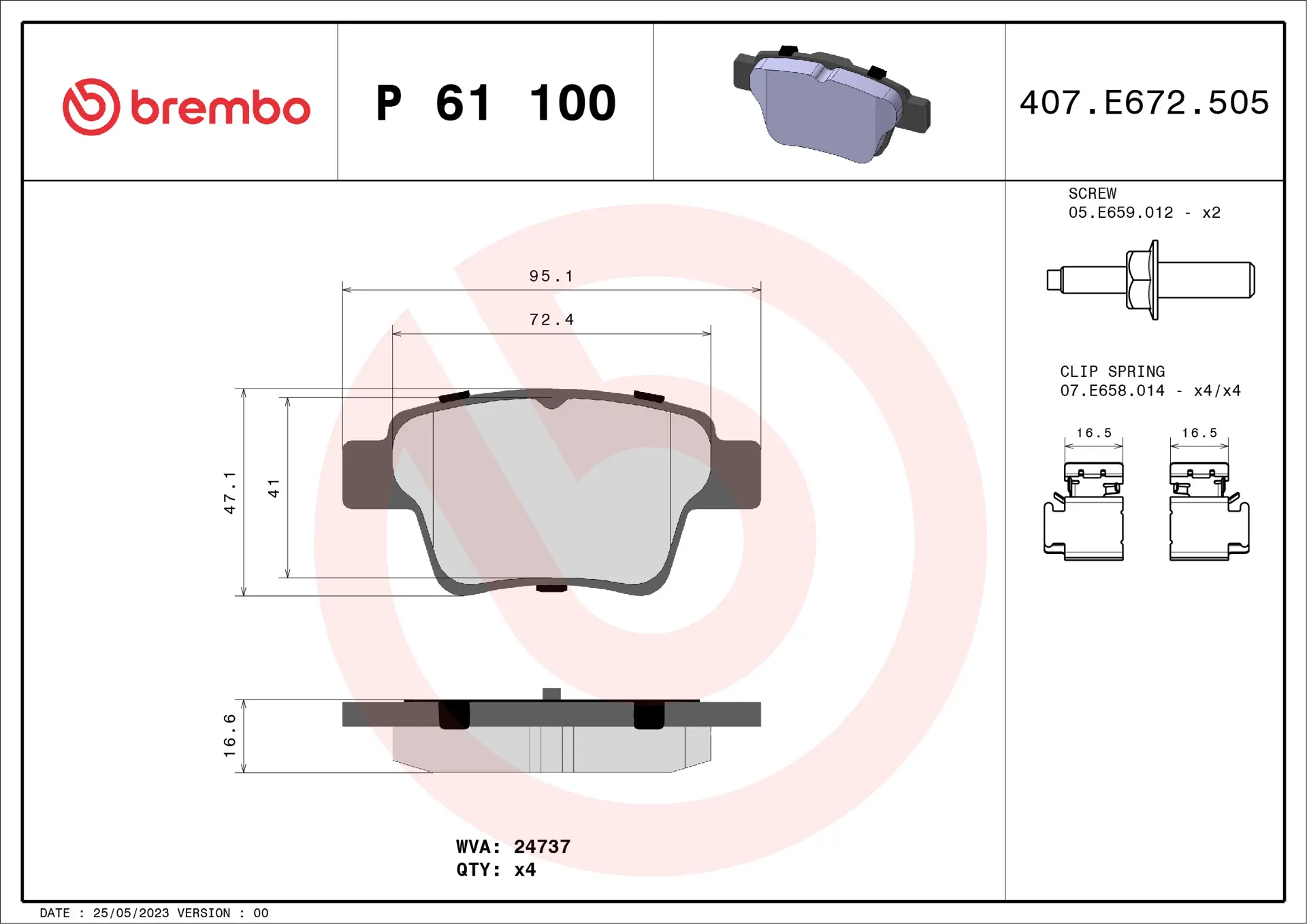 P 61 100