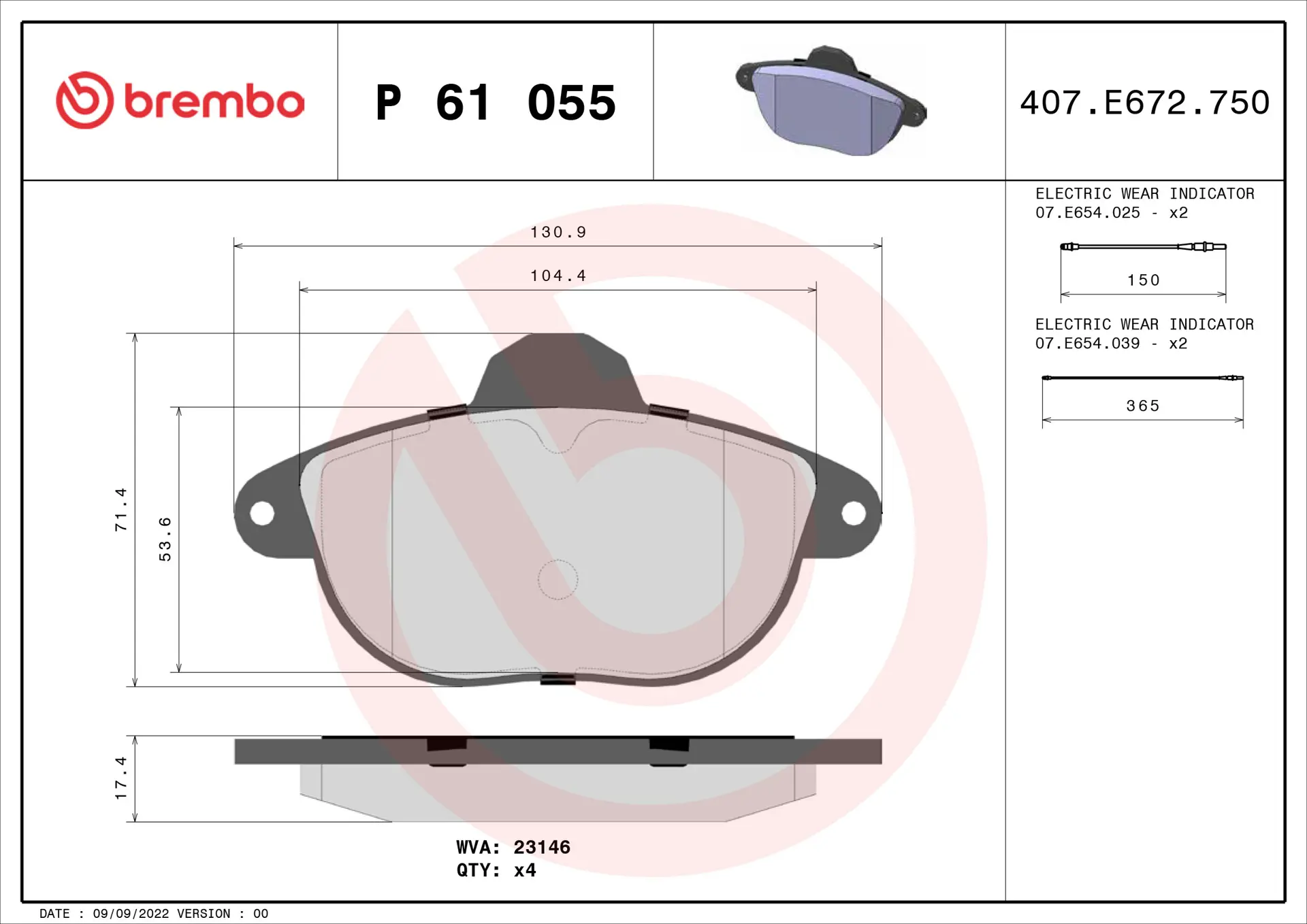 P 61 055