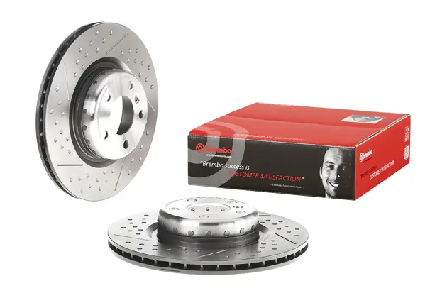 09.C409.13 2x Brembo Bremsscheibe 2-TEILIG VA passend für BMW 5er 6er 7er