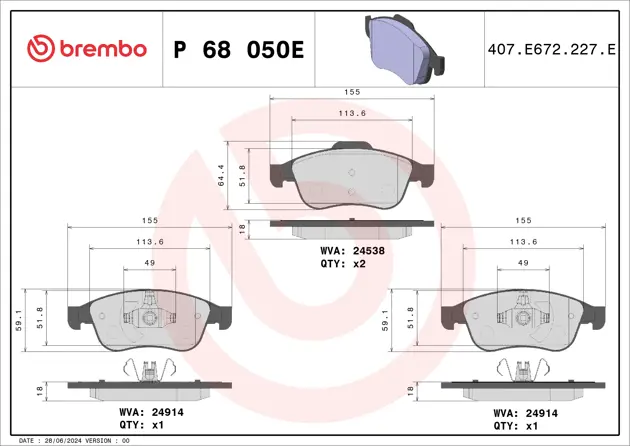 P 68 050E