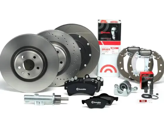 BREMBO Bremsscheiben+Beläge Vorne+Hinten 10702235 günstig online kaufen