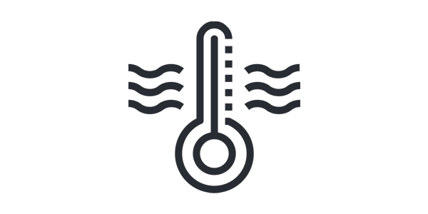 Symbol zur Anzeige der besten Kühlmerkmale der Bremsanlage der Brembo Bremsscheiben