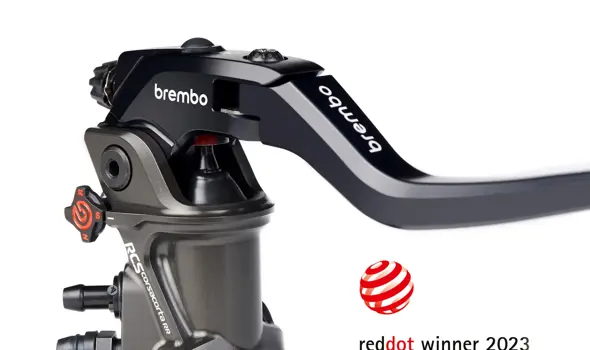 Brembo wins the 2023 Red Dot Award for the 19RCS CORSA CORTA RR