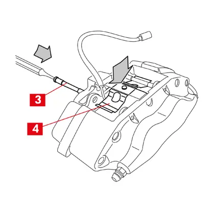 Reinserting the spring and any pins