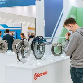 Brembo’s Premium range on show at the Moscow MIMS