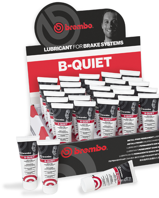 B-Quiet lubricant display stand
