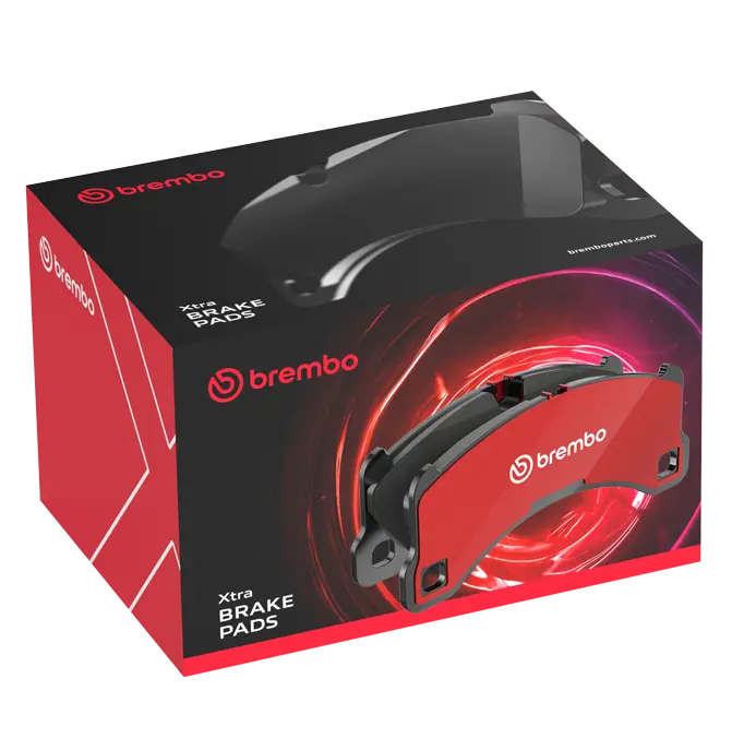 Packaging of Brembo Xtra brake pads