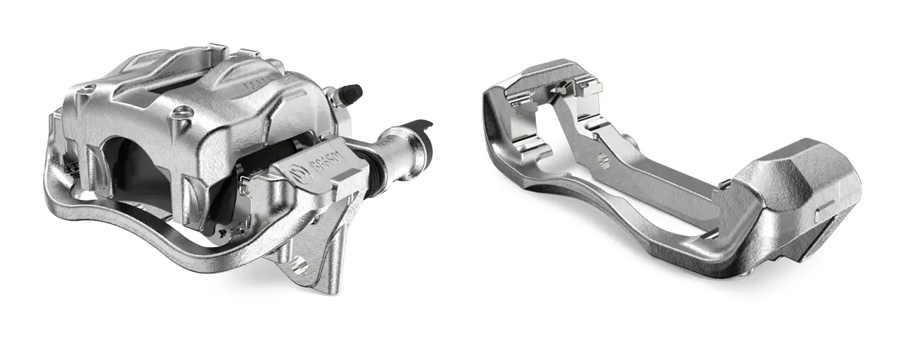 Detail of Brembo Prime calipers for light commercial vehicles 