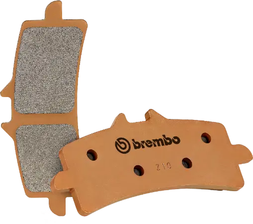 Motorbike brake pad for road use