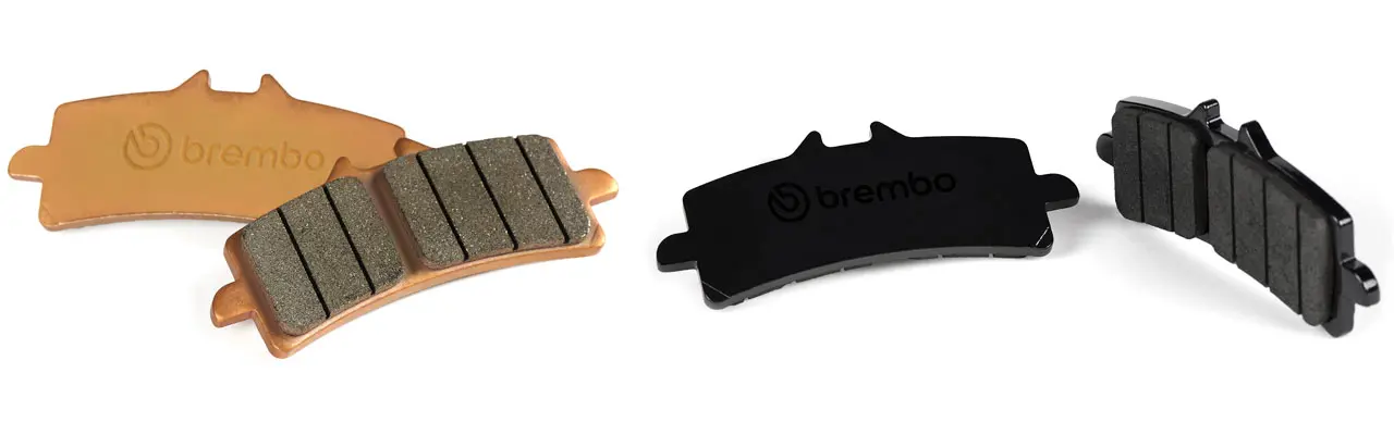 Sinter and Carbon Ceramic motorbike brake pads