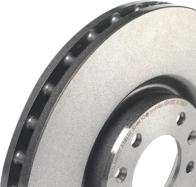 Coated brake discs