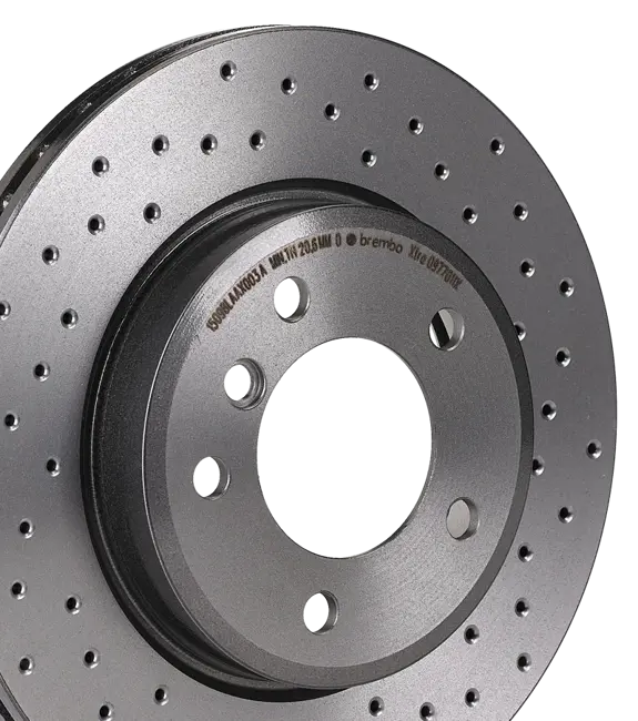 Detail of the Brembo Xtra brake disc