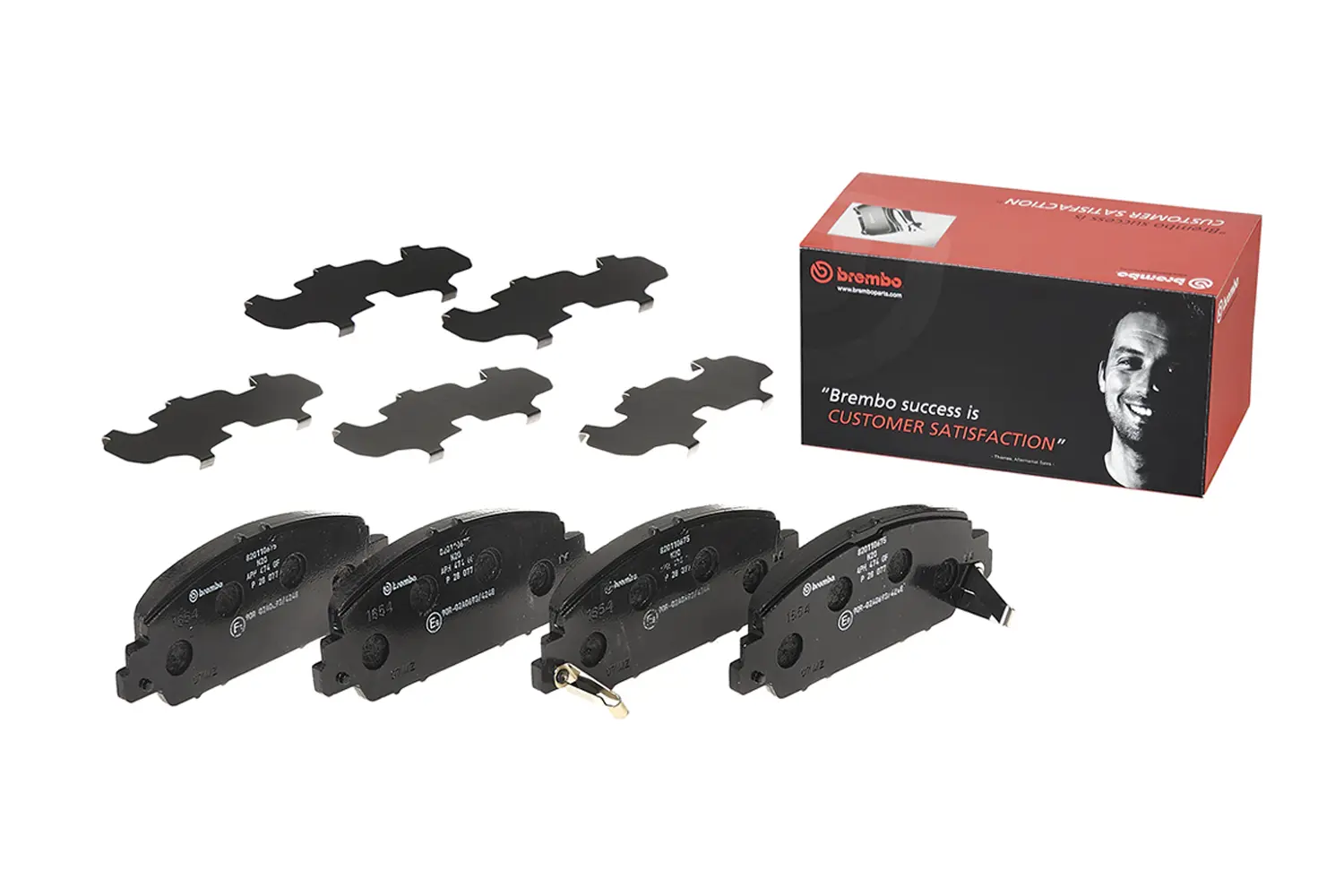 BREMBO K 68 077 Remblokken Kit & Fit - ECE-R90 Goedgekeurd