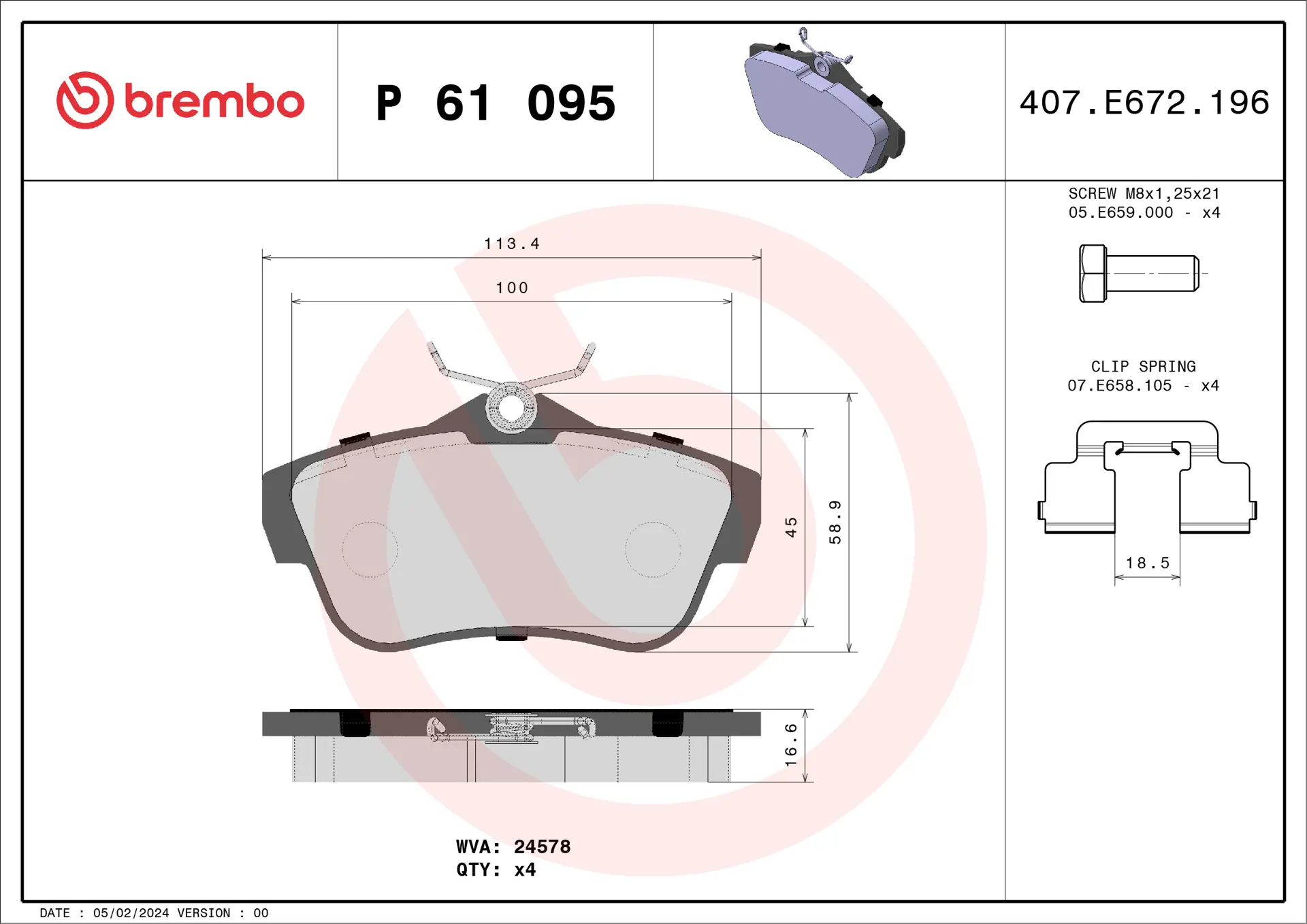 P 61 095