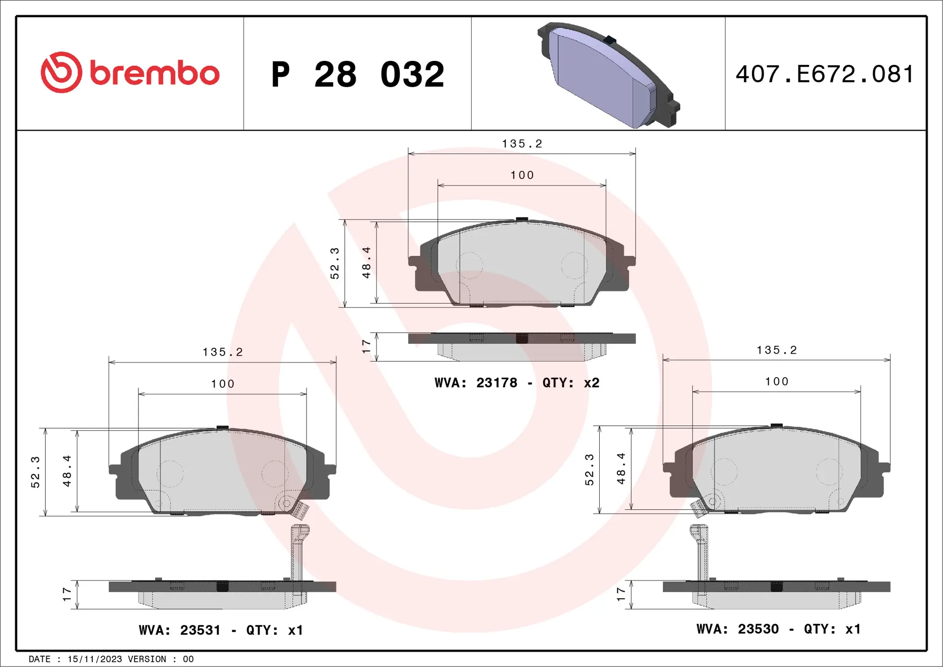 P 28 032