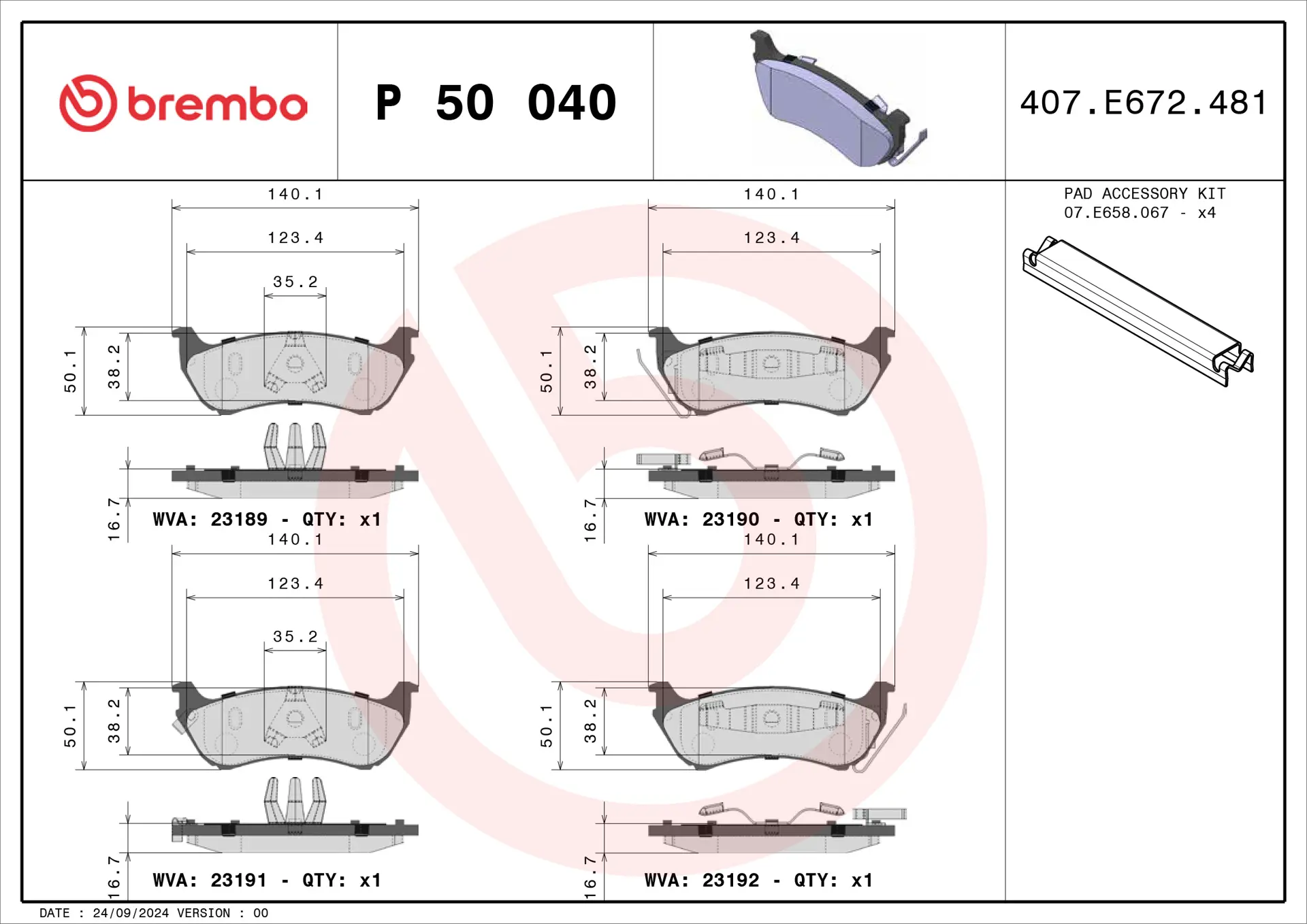P 50 040