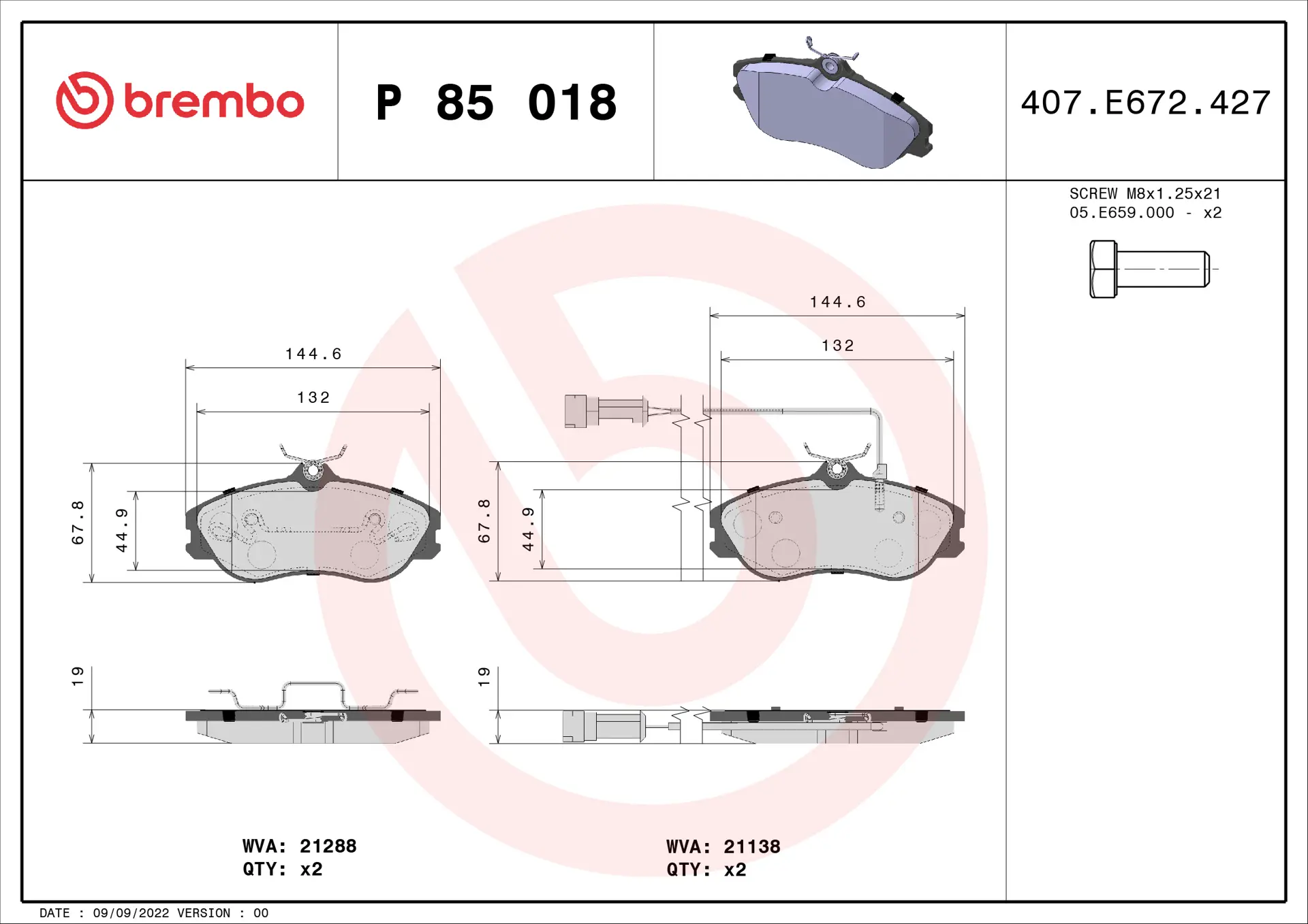P 85 018