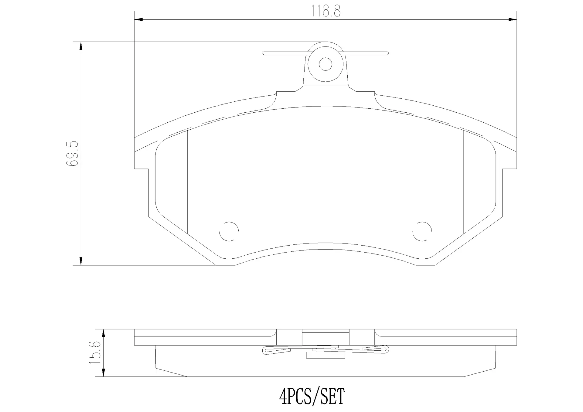 Brake pad Brembo P85093N
