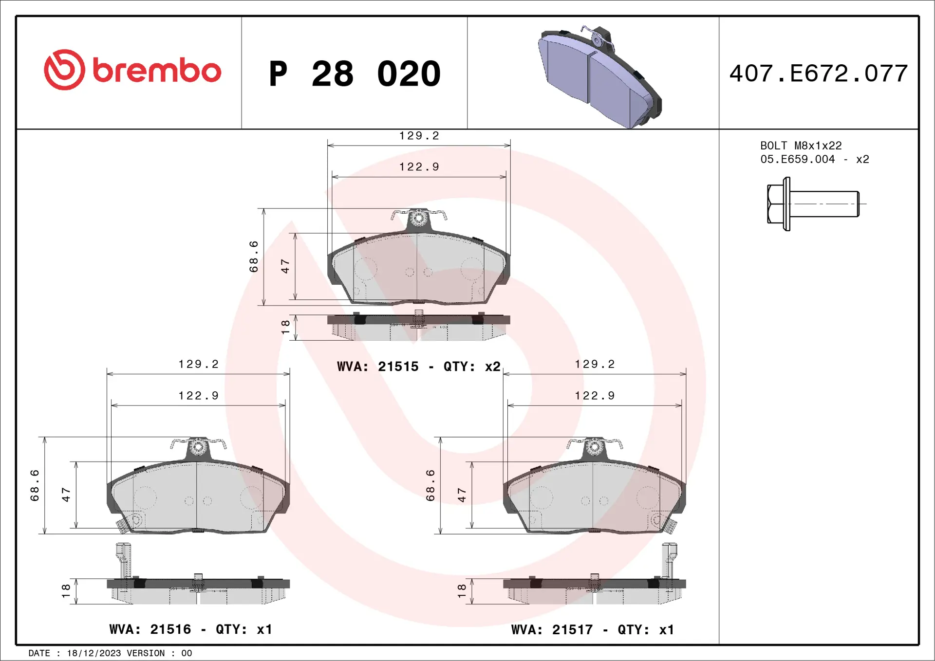 P 28 020