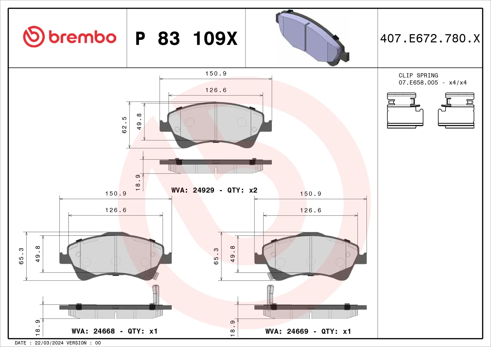P 83 109X