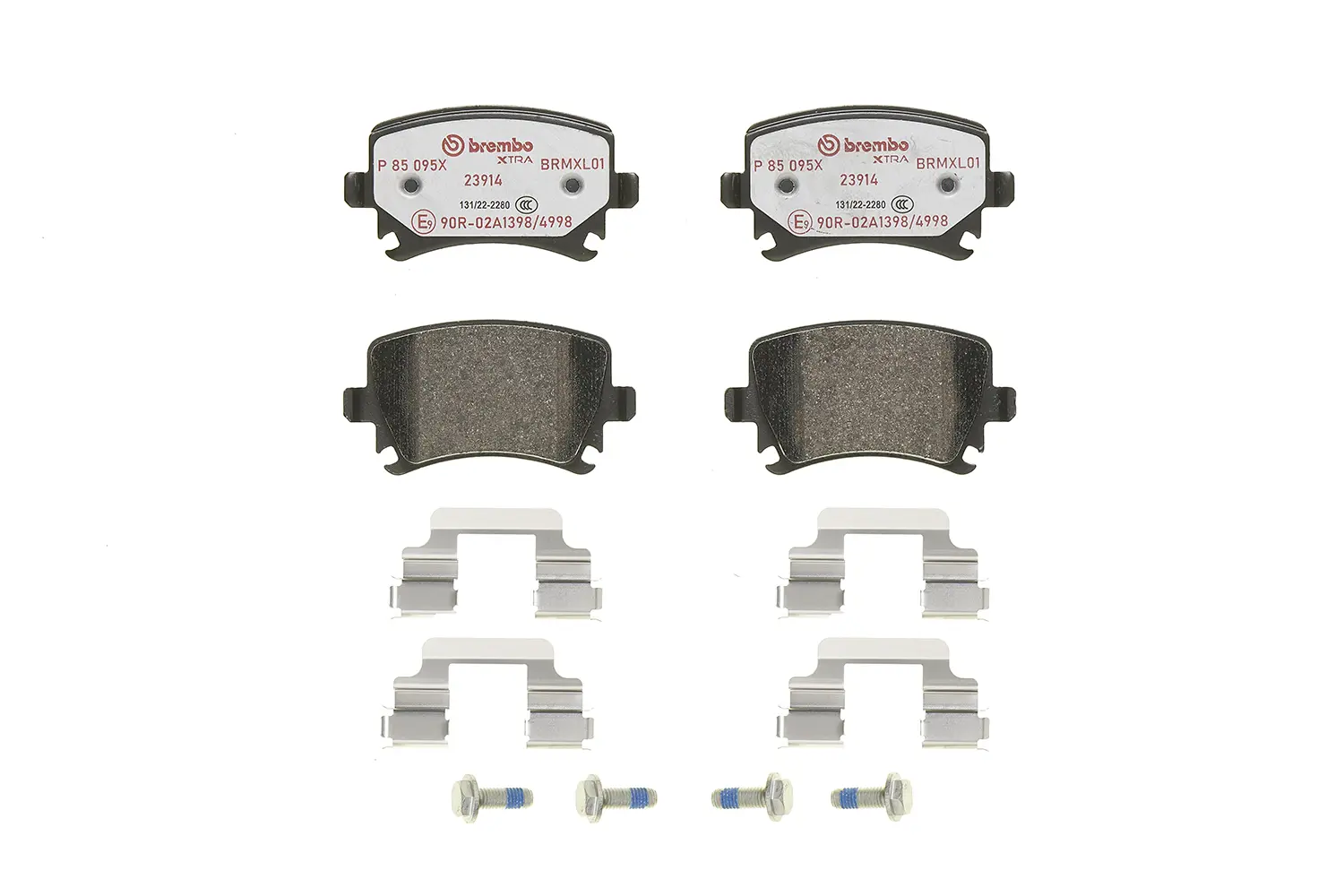 Plaquettes De Frein Brembo P 85 095X – Matériau Brm X L01, Pour Conduite Sportive