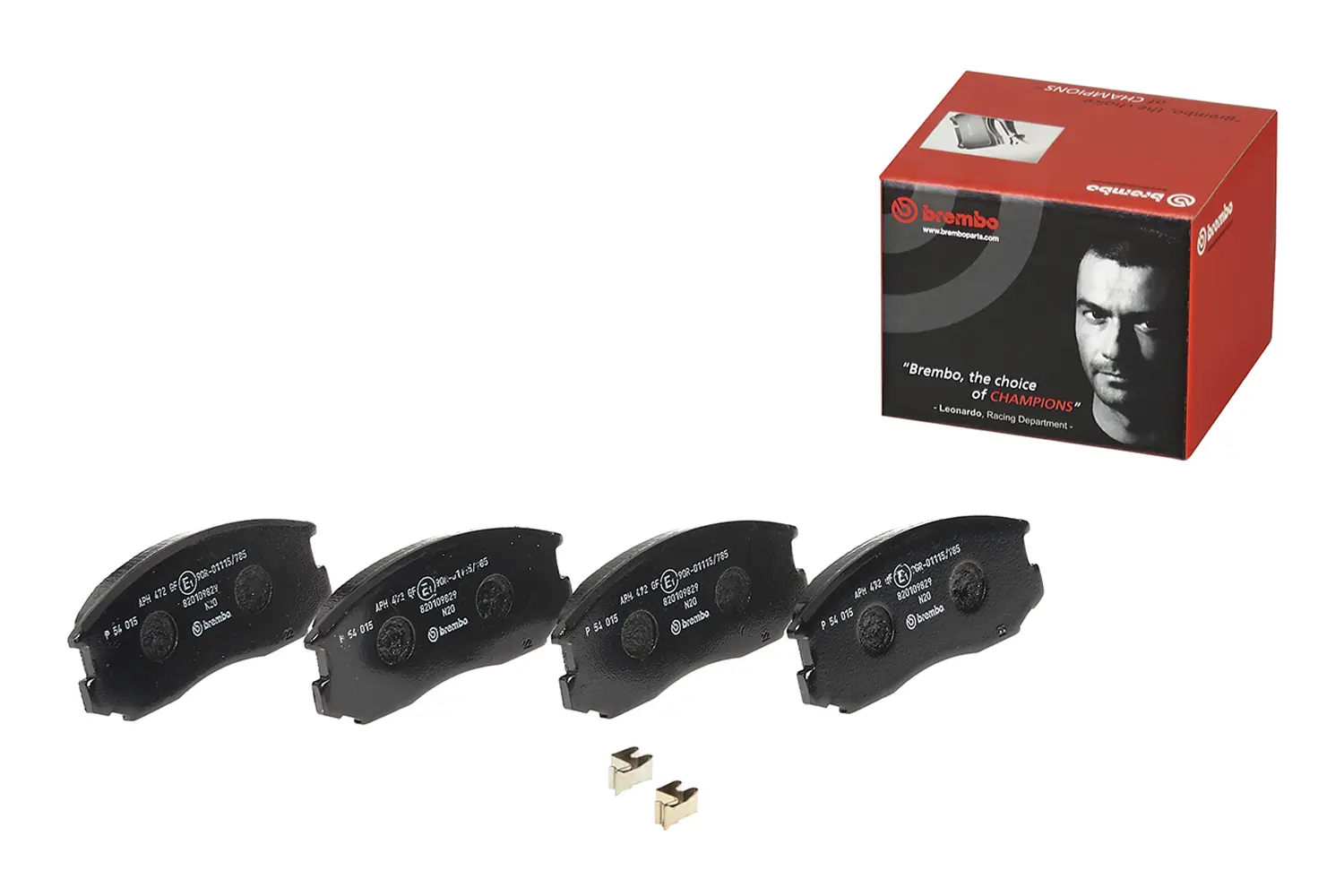 Brembo P 54 022 | Pastiglie Freno Anteriori Per Auto | Kit Con Accessori E Bulloni | WVA 21920 | Sicurezza E Comfort