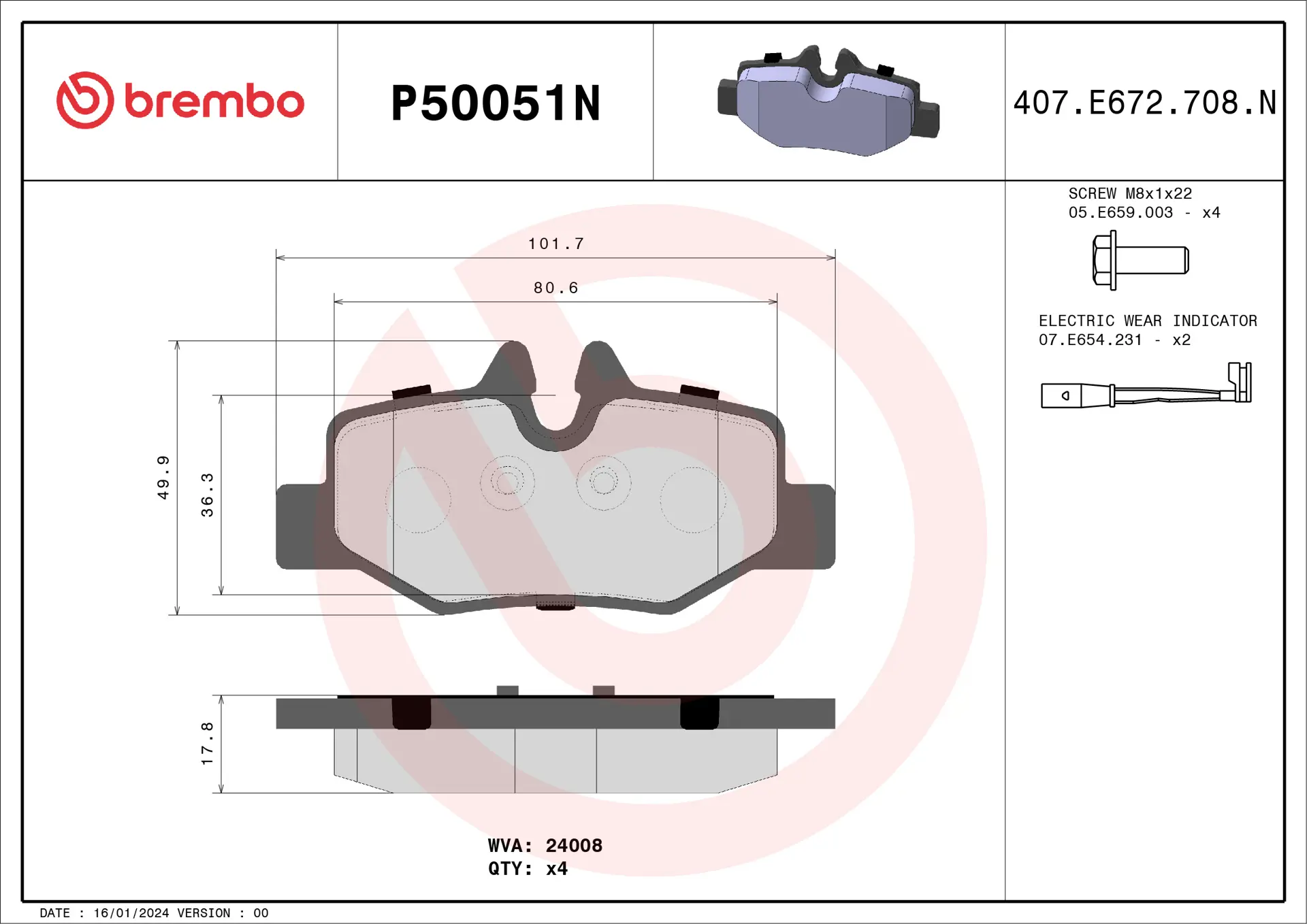 P50051N