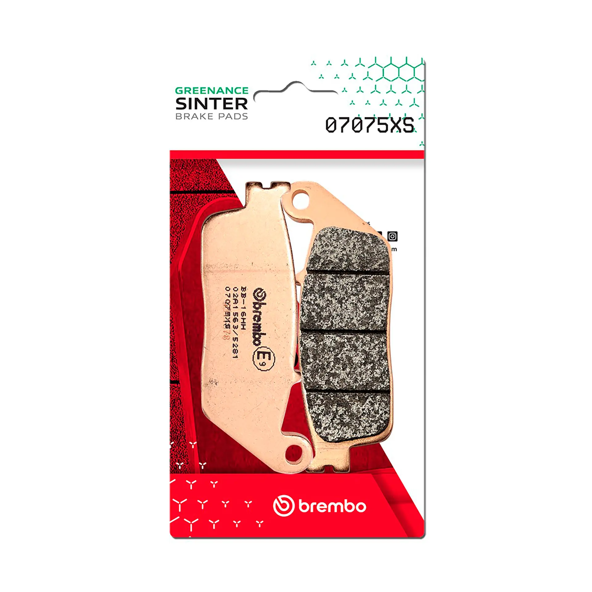 ペゴパ Brake pad Brembo 07075XS
