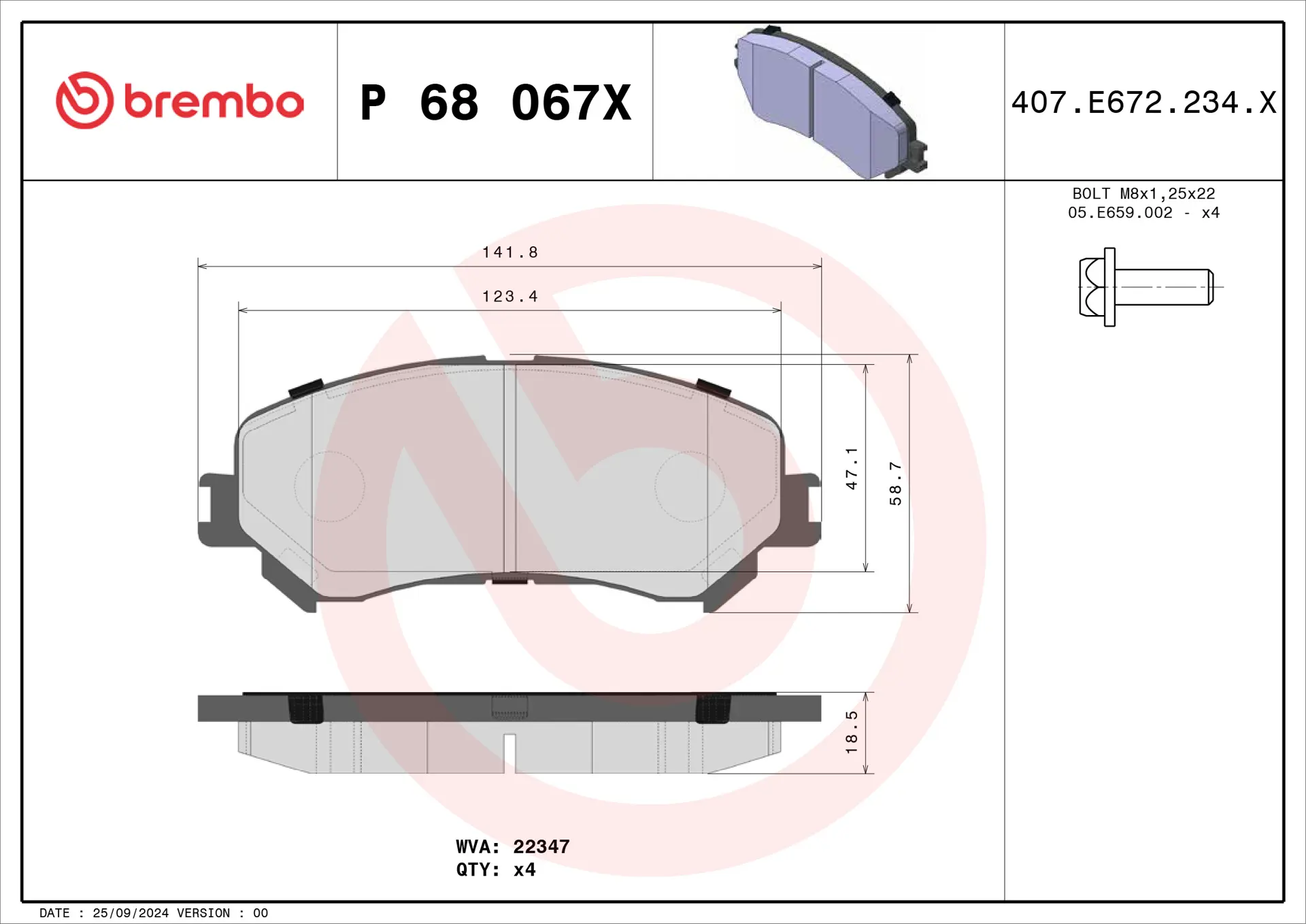 P 68 067X