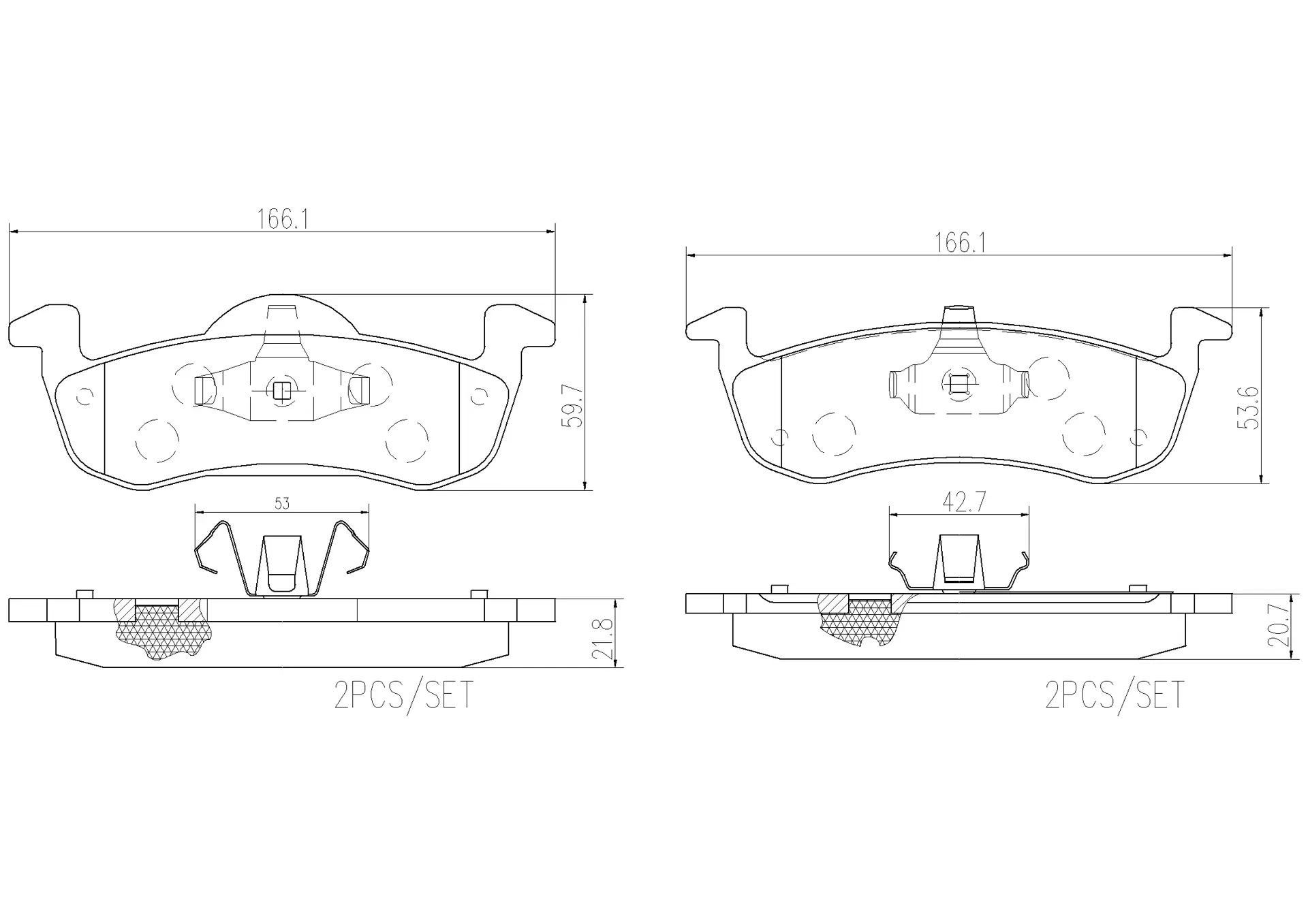 Brake pad Brembo P 24 212