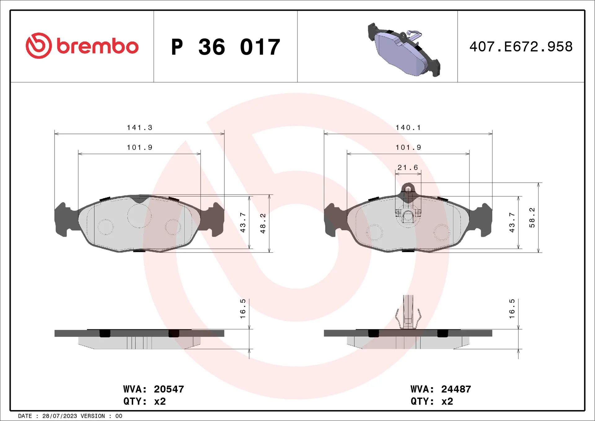 P 36 017