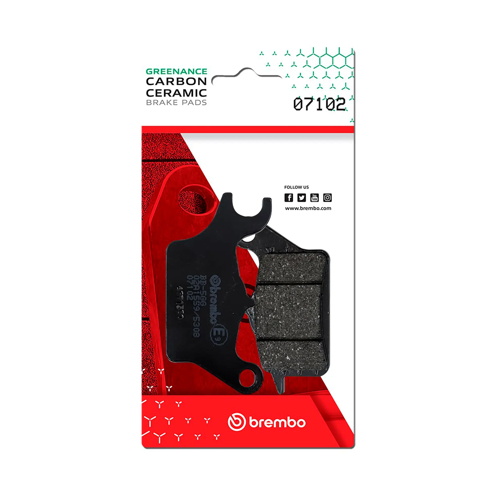 Brake pad Brembo 07102