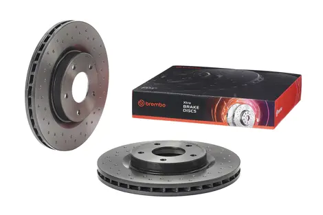 2X BREMBO BREMSSCHEIBEN 254mm INNENBELÜFTET HINTEN Produktbild-Vorschau 3