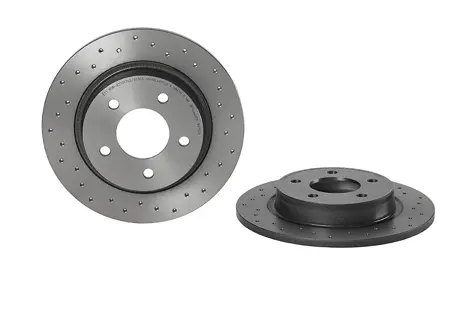 Dischi Freno Brembo Posteriore Set Di 2 – Verniciatura UV, Diametro 280 Mm, Spessore 11 Mm, Omologati ECE-R90