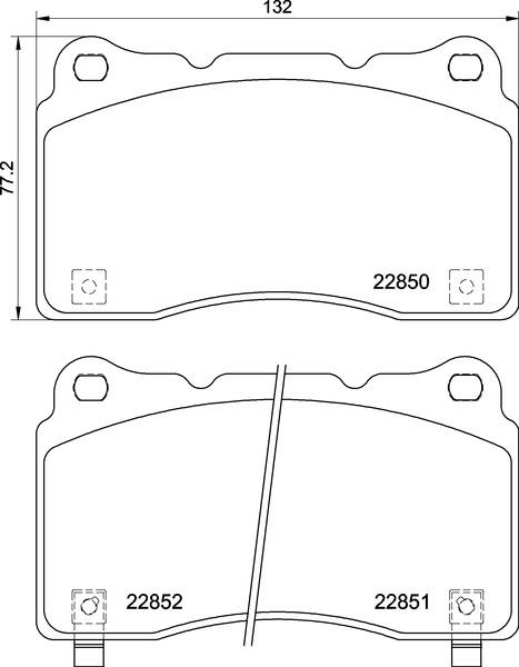 SPORT | HP2 brake pads Brembo P 28 099