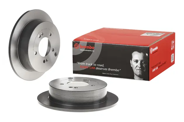 Dischi Freno Brembo Verniciati UV - Set Di 2 Posteriori, Diametro 284 Mm, Spessore 10 Mm - Codice 08.A446.11