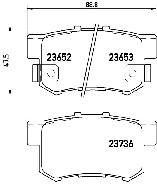SPORT | HP2 brake pads Brembo P 28 039