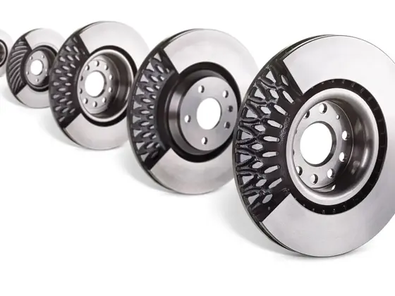 Brake discs with vane vs pillar ventilation: the differences