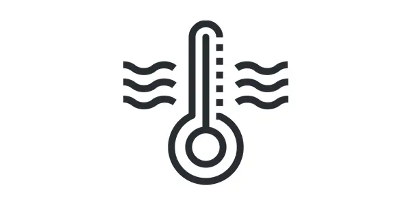 Icon indicating the best cooling characteristic of the brake system for Brembo discs